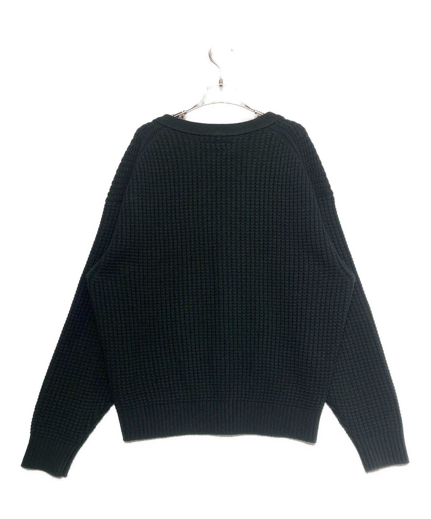 M【WACKOMARIA】WAFFLE SWEATER／新品タグ付／送料込 WACKO MARIA (ワコマリア) WAFFLE KNIT SWEATER(ワッフルニット