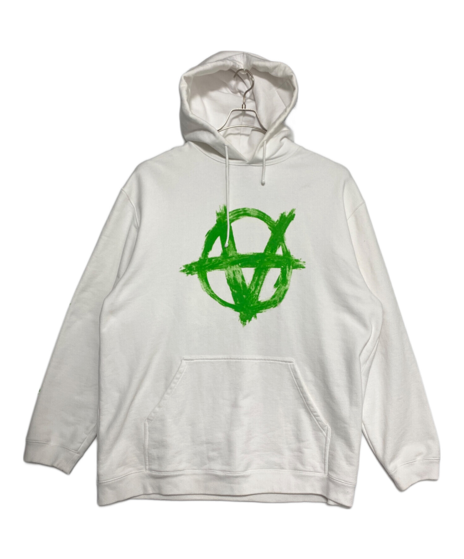 メンズ VETEMENTS ヴェトモン ロゴ入りパーカー アナーキー Anarchy