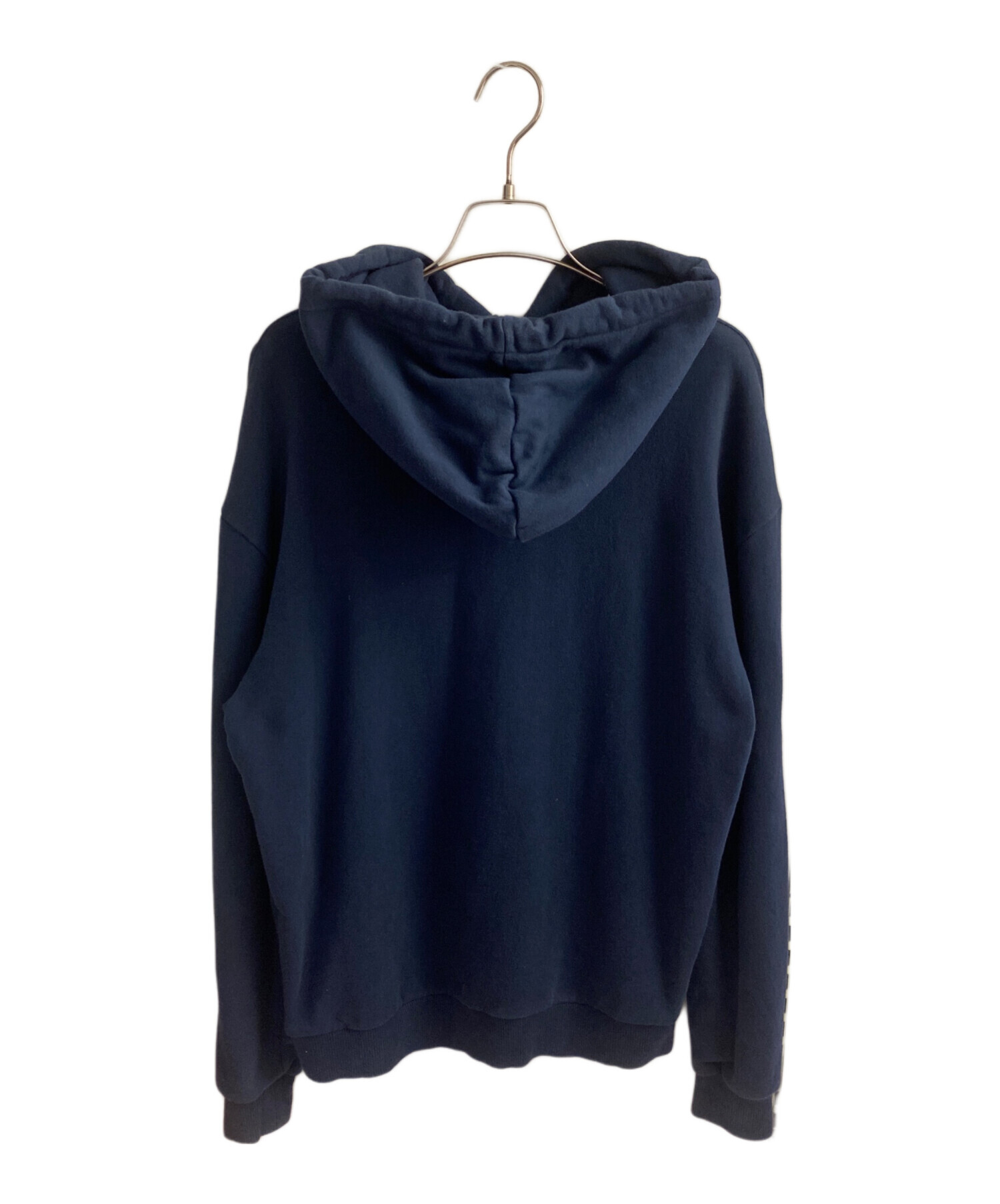 CELINE ネイビー フード付きパーカー 中古・古着通販】CELINE (セリーヌ) ルーズフーディー プルオーバー