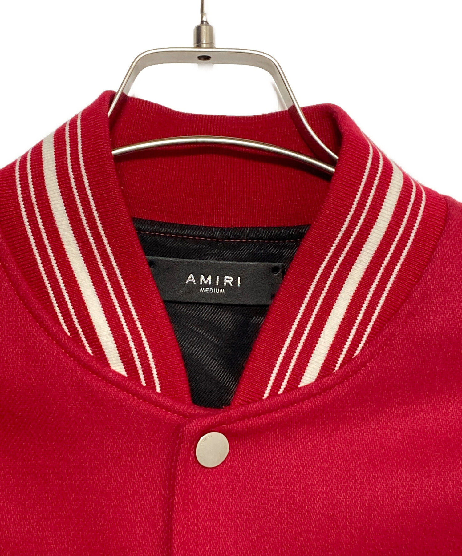 中古・古着通販】AMIRI (アミリ) TIGER VARSITY JACKET レッド サイズ