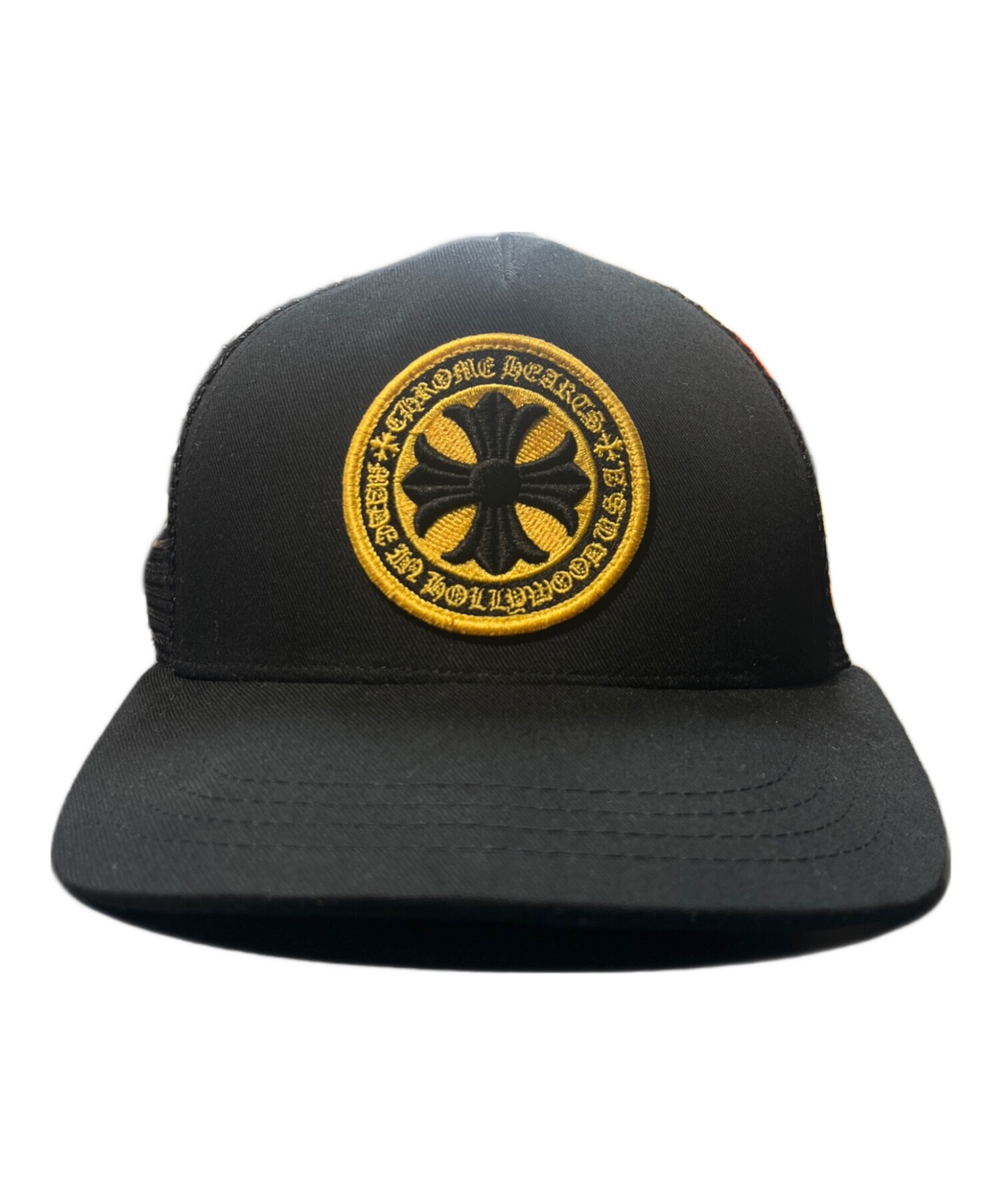 【中古】未使用品 クロムハーツ CHROME HEARTS CRS PATCH Trucker Cap クロスパッチ トラッカーキャップ 帽子 O/S イエロー 中古・古着通販】CHROME HEARTS (クロムハーツ) Yellow CH Plus