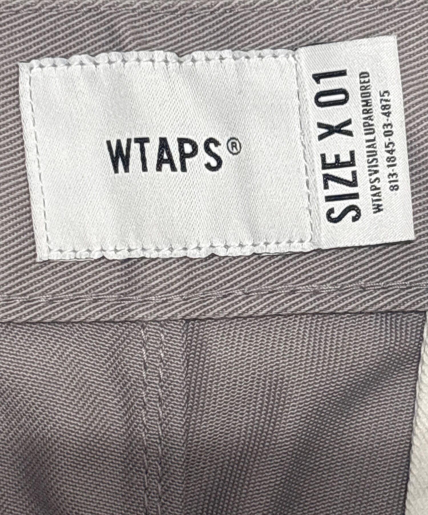 中古・古着通販】WTAPS (ダブルタップス) KHAKI SHORTS ライトグレー