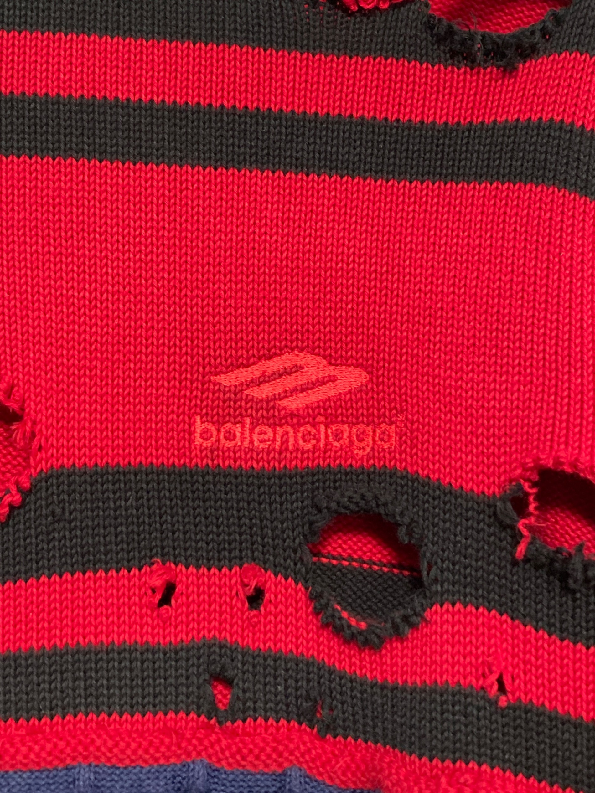 中古・古着通販】BALENCIAGA (バレンシアガ) Crash knit マルチカラー