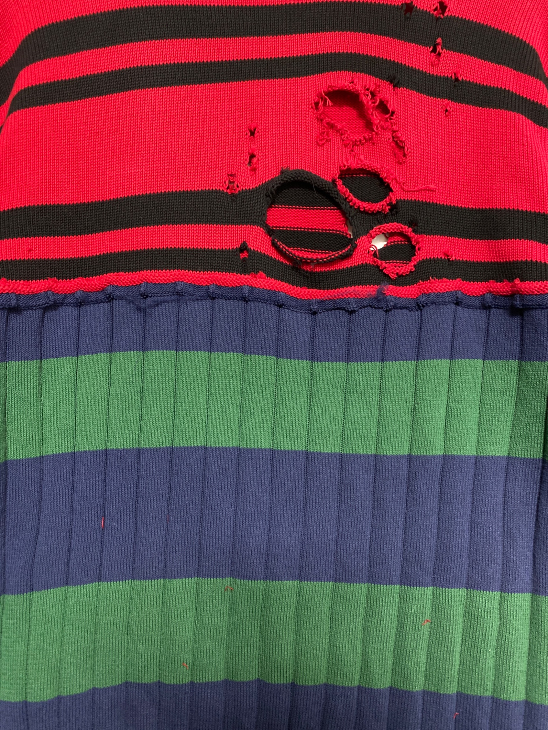 中古・古着通販】BALENCIAGA (バレンシアガ) Crash knit マルチカラー