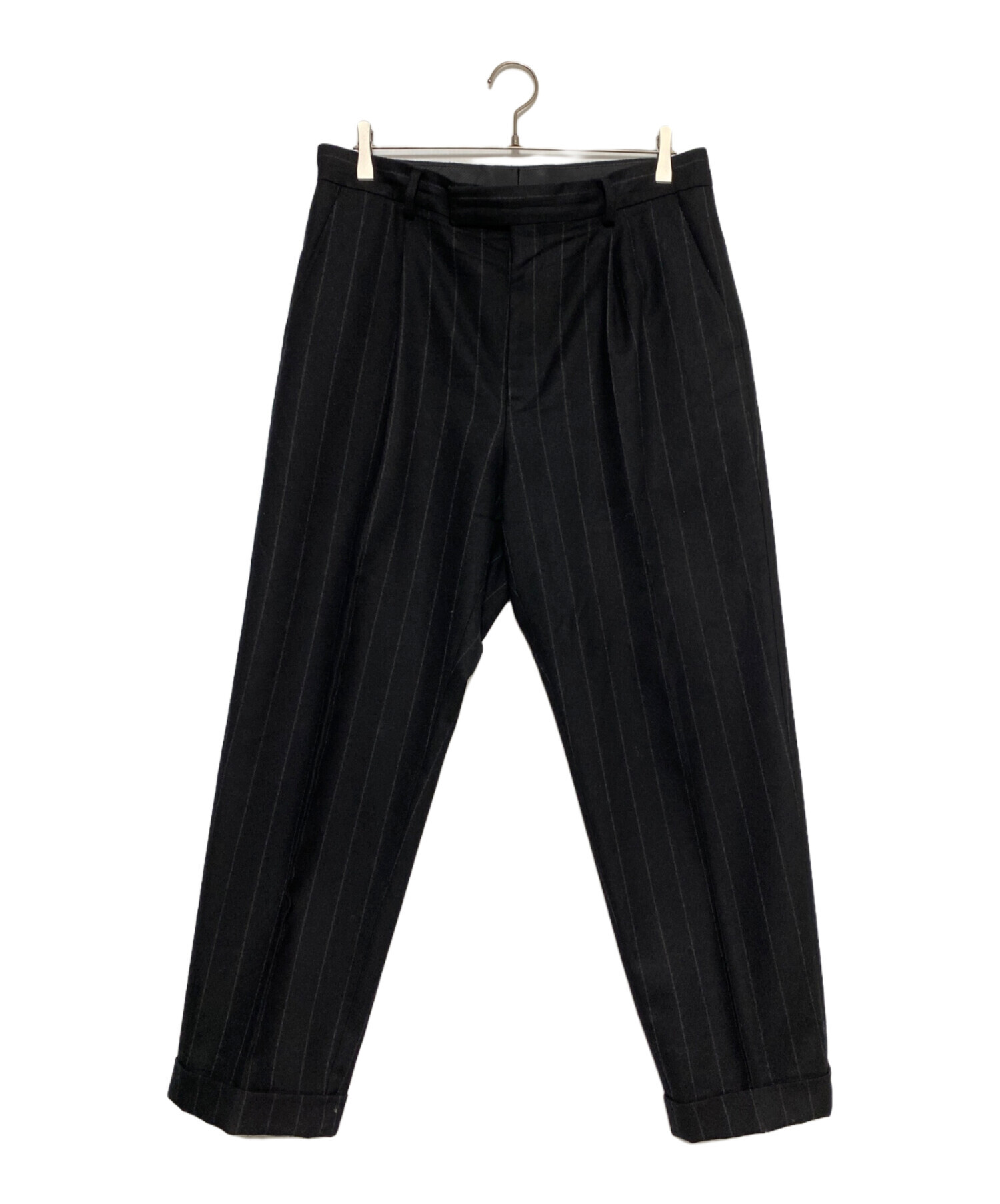 パンツ WACKO MARIA STRIPED PLEATED TROUSERS 中古・古着通販】WACKO MARIA (ワコマリア) STRIPED PLEATED TROUSERS