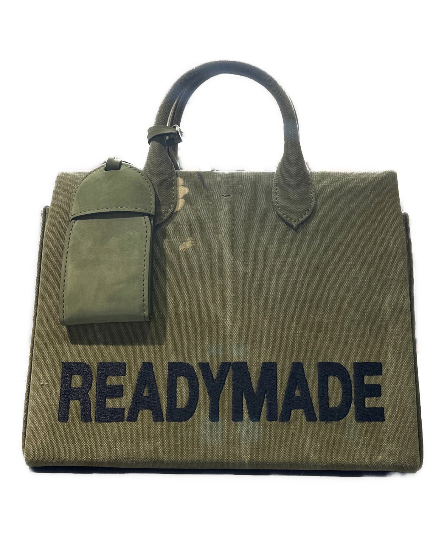 中古・古着通販】READYMADE (レディメイド) SHOPPING BAG 25 オリーブ