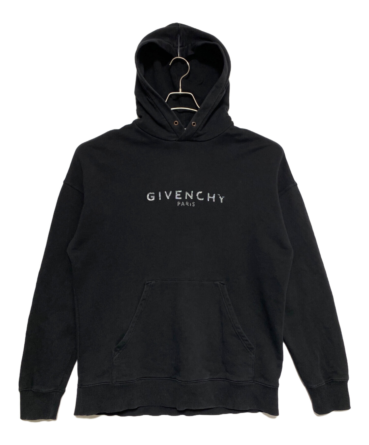 中古・古着通販】GIVENCHY (ジバンシィ) IRIDESCENT LOGO PRINT HOODIE