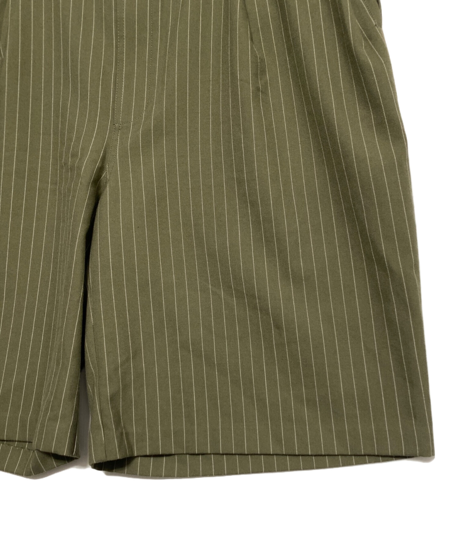 中古・古着通販】stussy (ステューシー) VOLUME PLEATED SHORT STRIPE