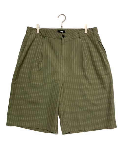 中古・古着通販】stussy (ステューシー) VOLUME PLEATED SHORT STRIPE