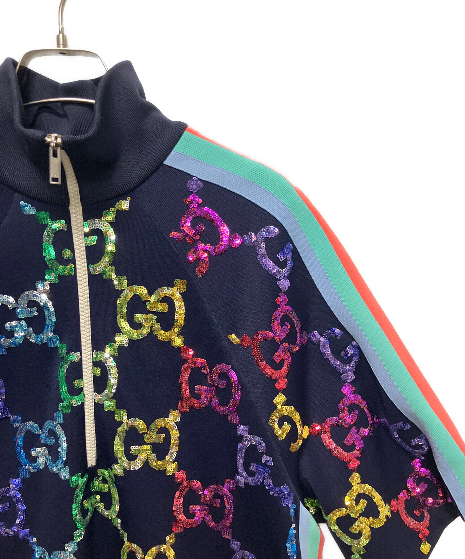 中古・古着通販】GUCCI (グッチ) GGマルチカラースパンコールワンピ