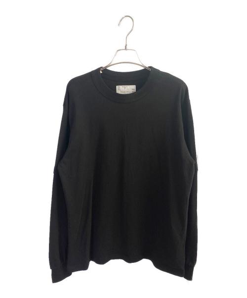 sacai サカイ 重ね着風 長袖 カットソー 中古・古着通販】sacai (サカイ) プレーン長袖カットソー ブラック