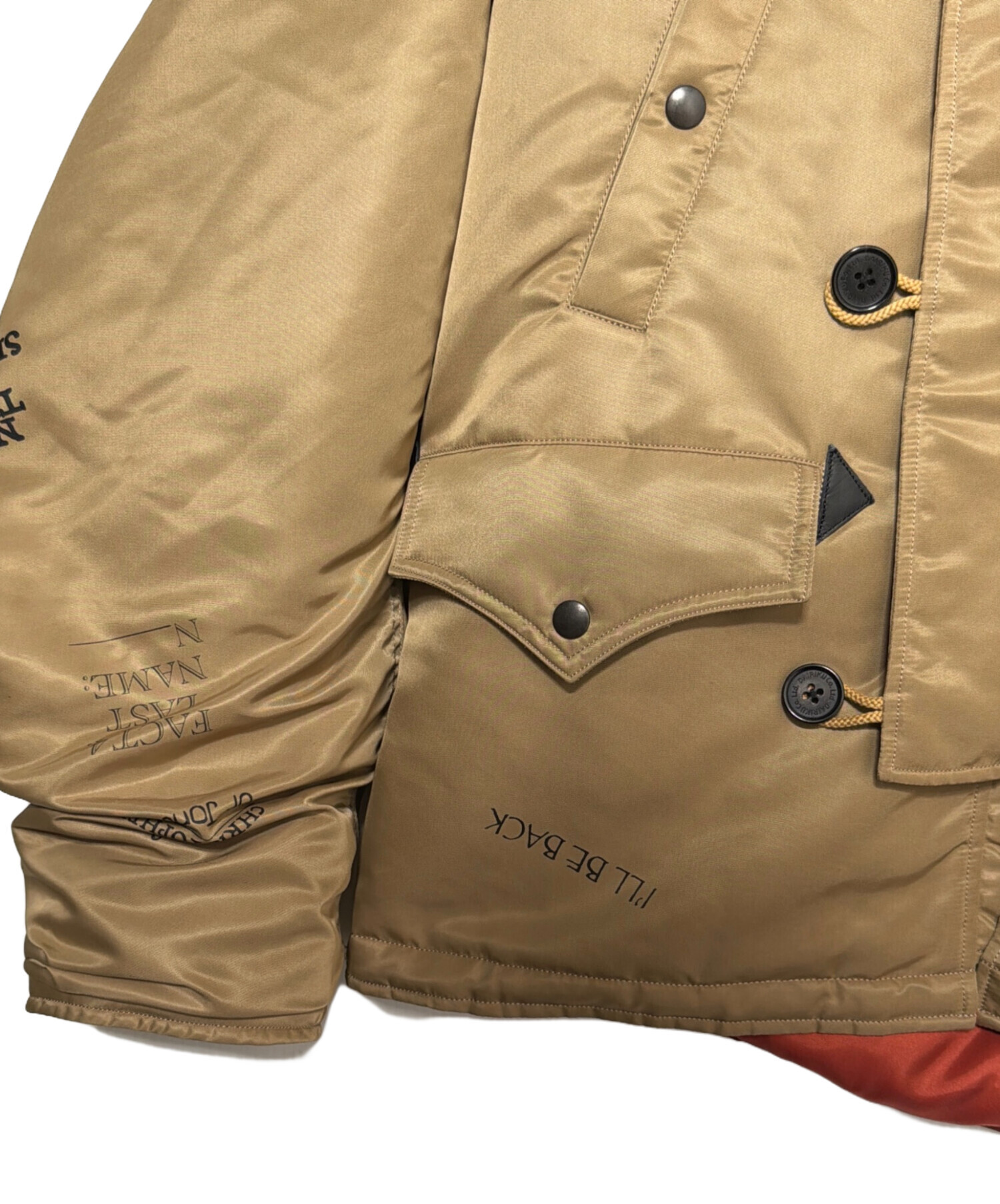 中古・古着通販】DAIRIKU (ダイリク) TATOO N-3B Jacket カーキ サイズ