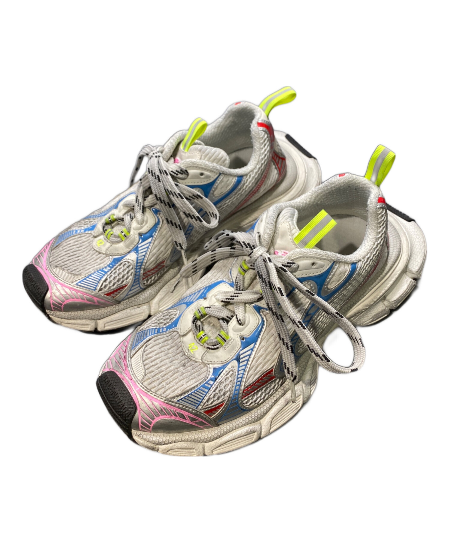 BALENCIAGA 3xl マルチカラー 26cm 中古・古着通販】BALENCIAGA (バレンシアガ) 3XL シルバー×マルチ