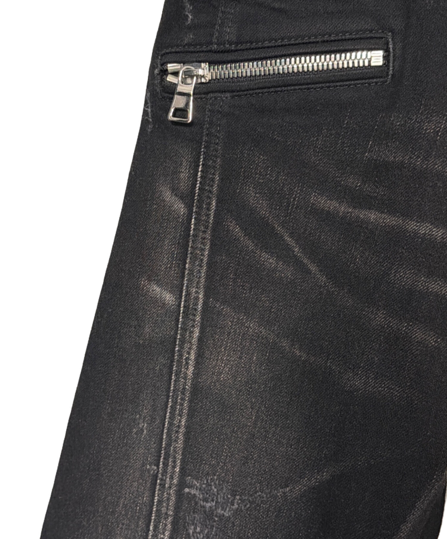 中古・古着通販】BALMAIN (バルマン) スキニーデニムパンツ ブラック