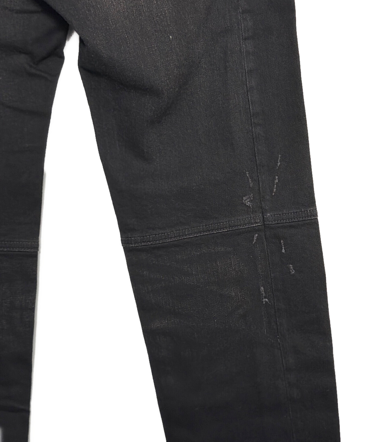 中古・古着通販】BALMAIN (バルマン) スキニーデニムパンツ ブラック 