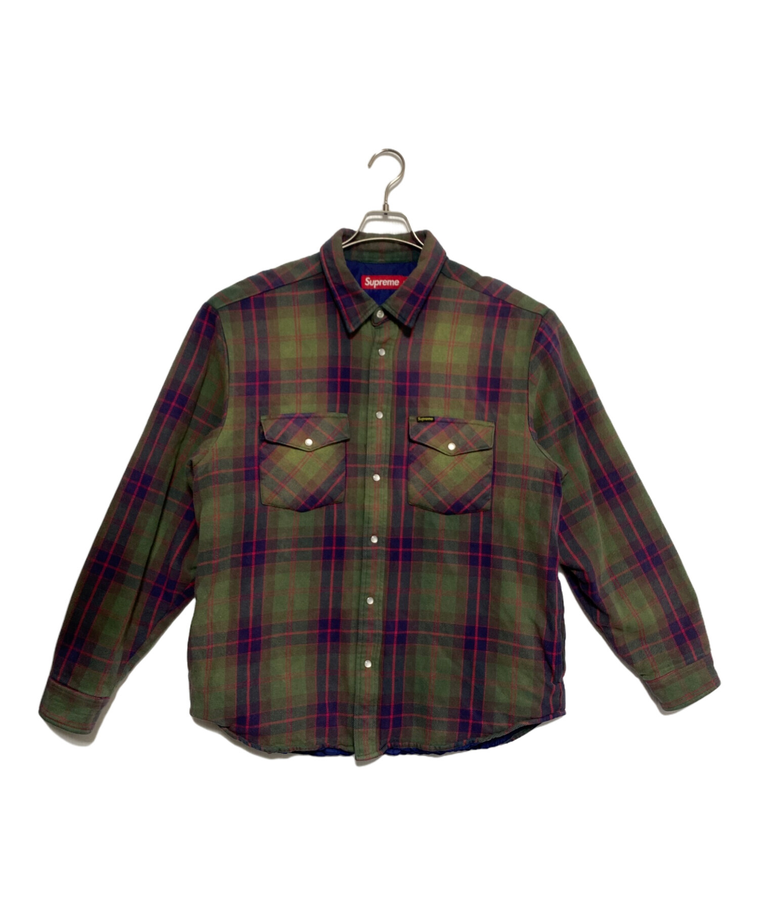 中古・古着通販】SUPREME (シュプリーム) Quilted Flannel Snap Shirt