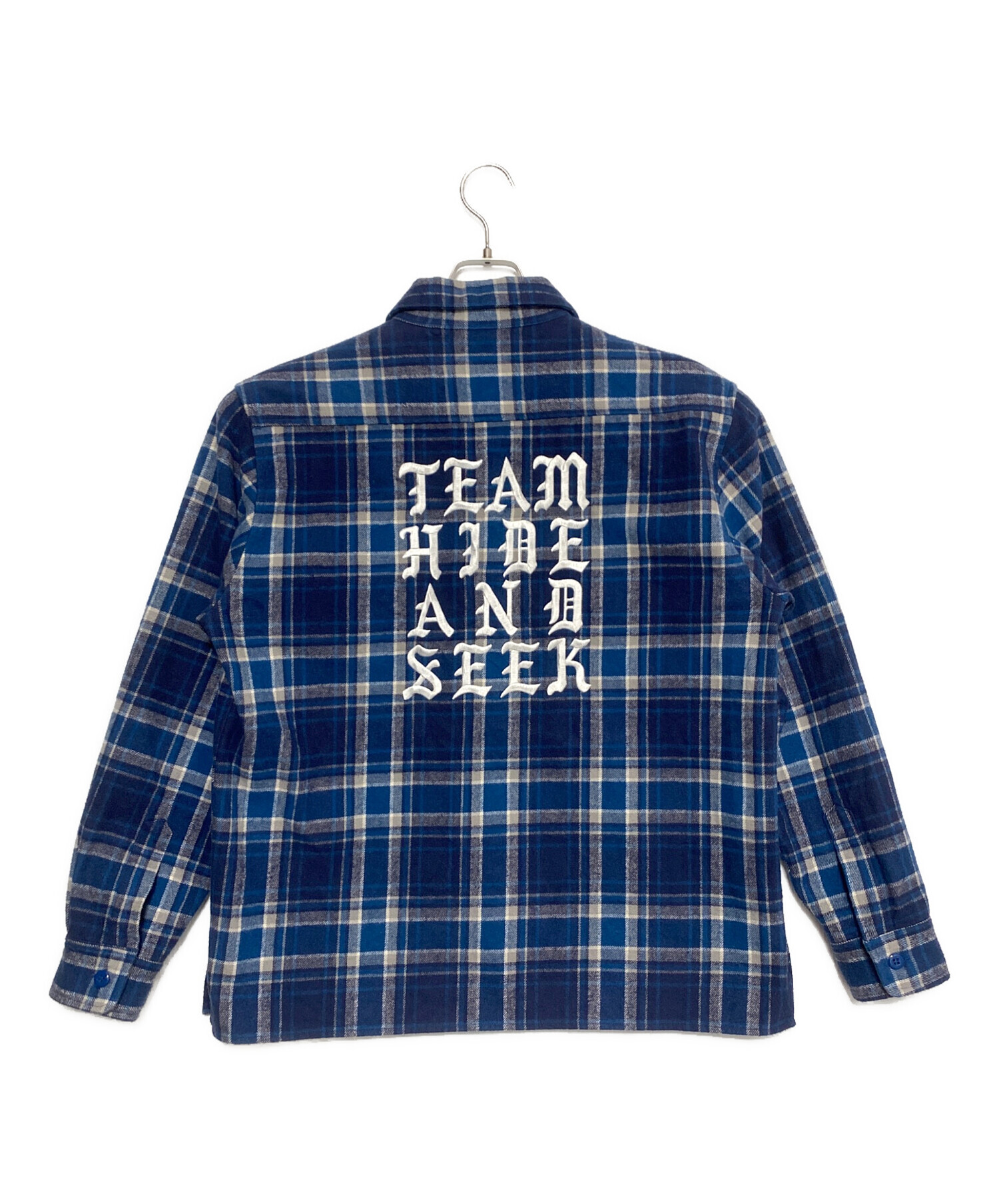 中古・古着通販】HIDE AND SEEK (ハイドアンドシーク) チェックシャツ
