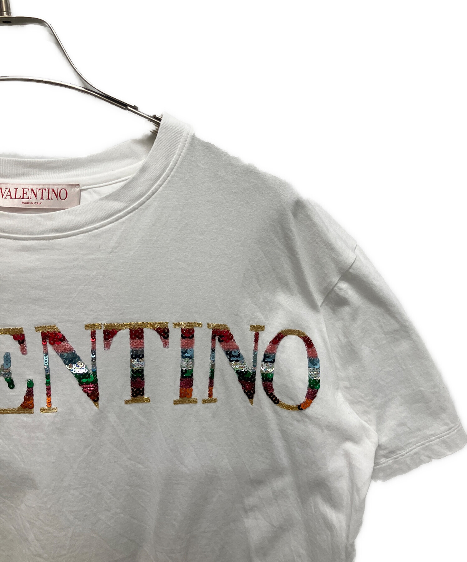 中古・古着通販】VALENTINO (ヴァレンティノ) スパンコールロゴ