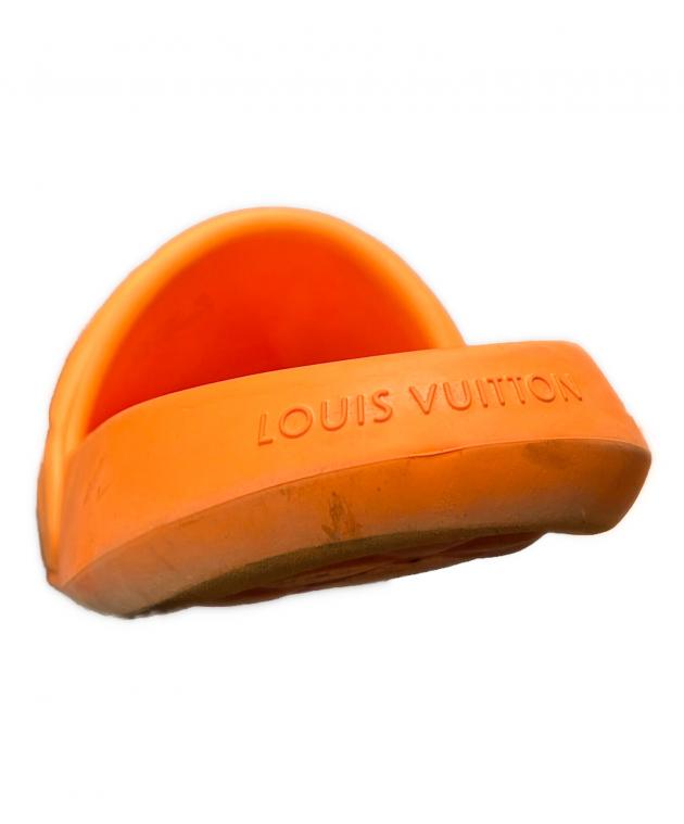 LOUIS VUITTON オレンジフラットサンダル 中古・古着通販】LOUIS VUITTON (ルイ ヴィトン) ウォーター フロント