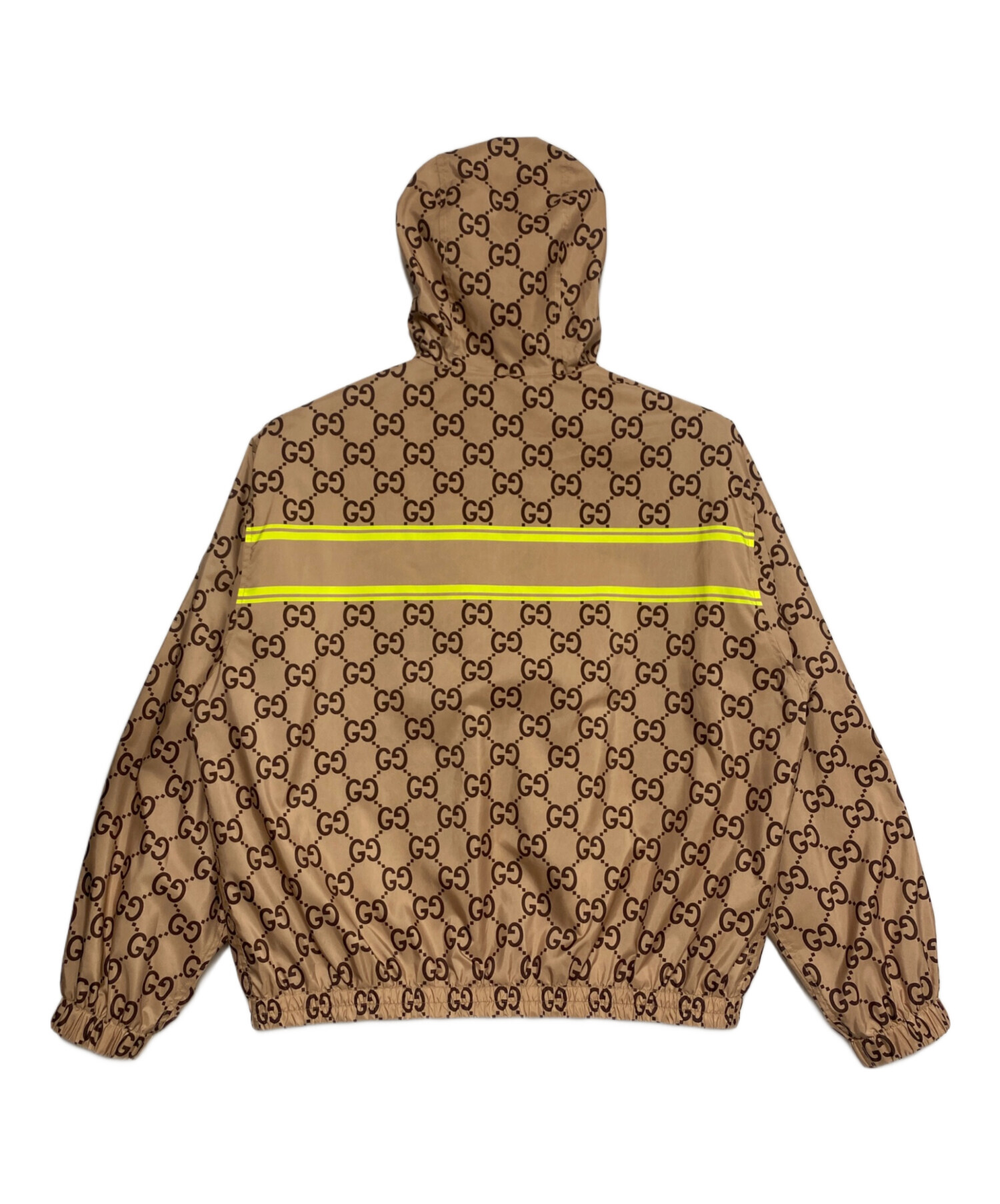 中古・古着通販】GUCCI (グッチ) ライトナイロン GGフードジャケット