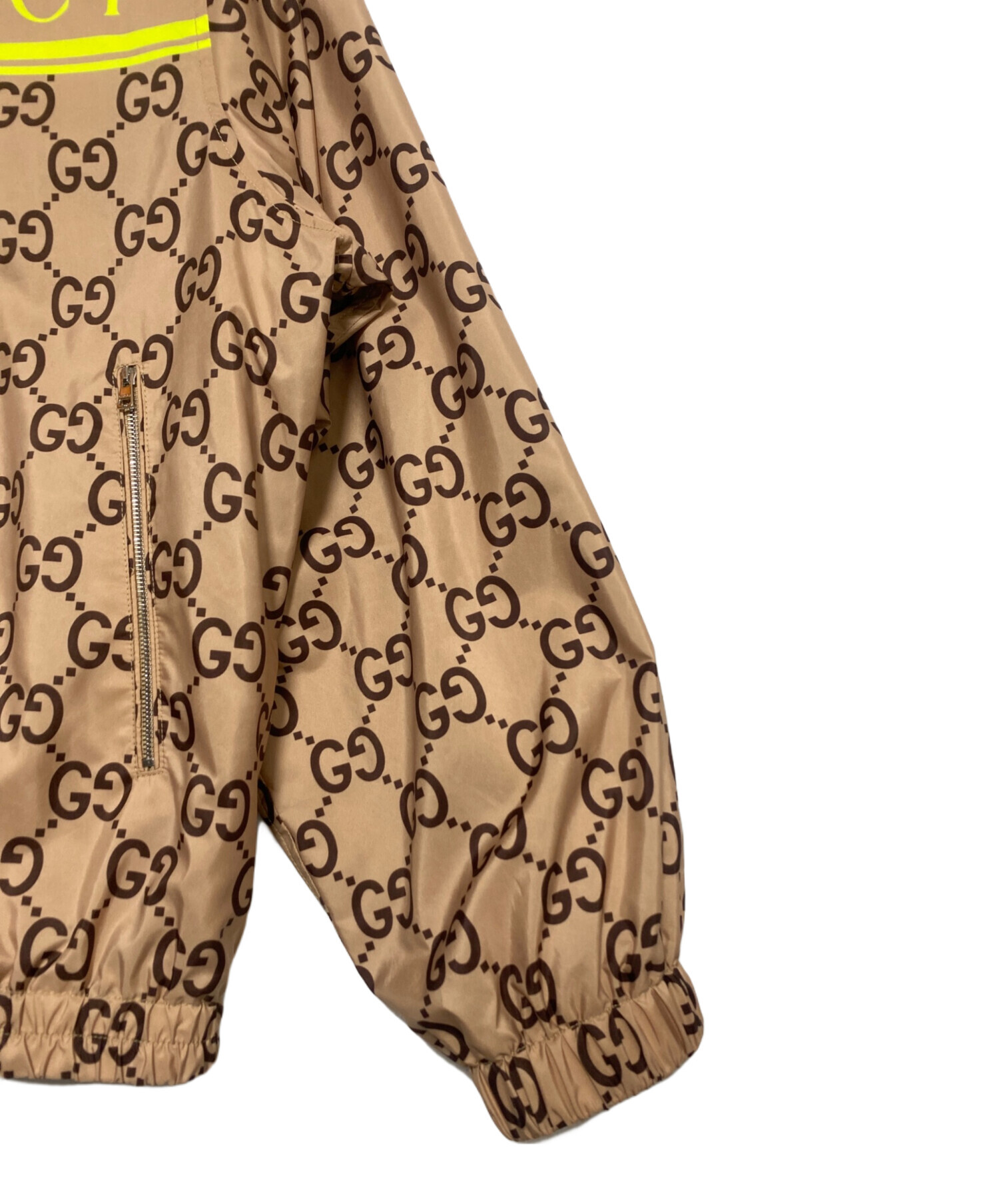 On メンズL フード付き　ジャケット　中古 中古・古着通販】GUCCI (グッチ) ライトナイロン GGフードジャケット