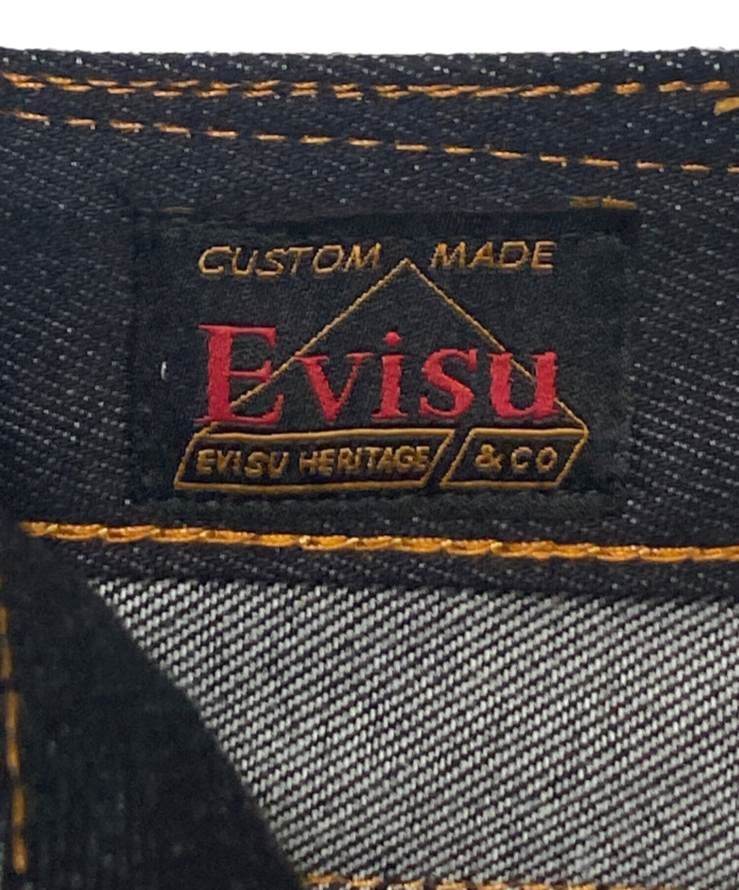 中古・古着通販】EVISU (エヴィス) ダイコックプリントバギージーンズ
