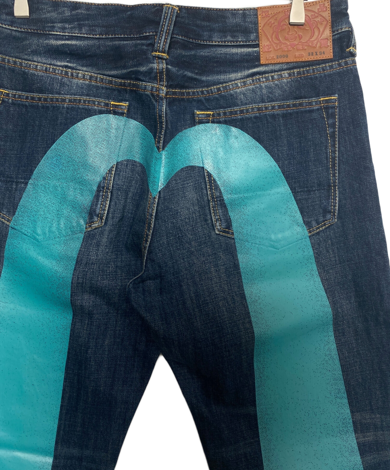 EVISU Bandana Daicockストレートデニム EVISU Bandana Daicockストレートデニム 中古・古着通販】EVISU