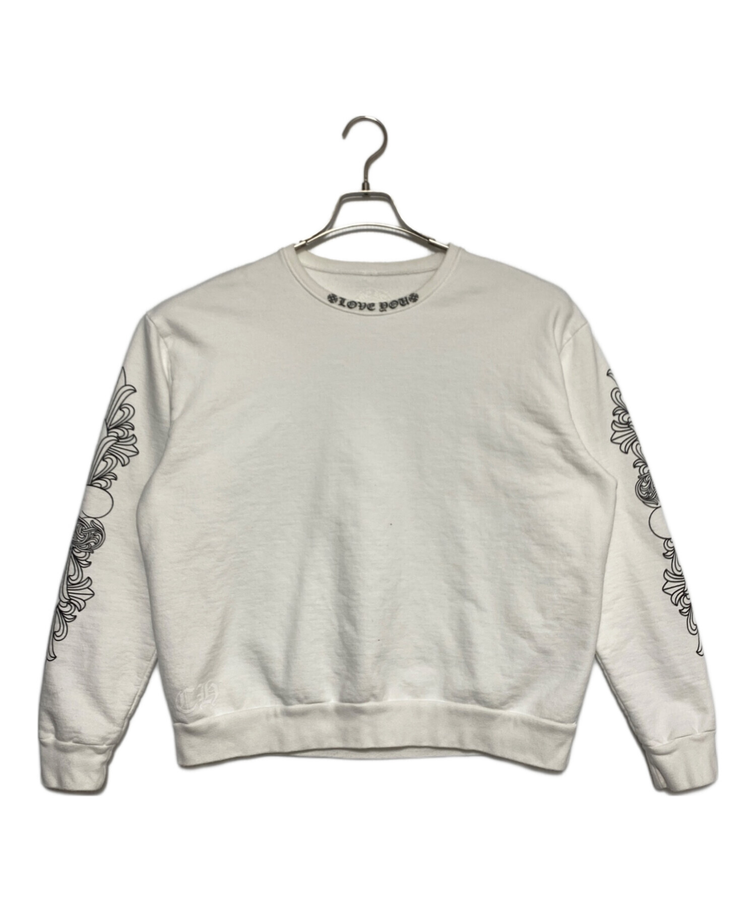 中古・古着通販CHROME HEARTS (クロムハーツ) LOVE YOU CREW SWTSHRT