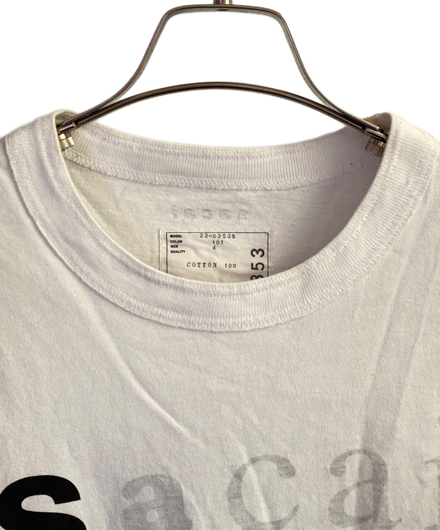 中古・古着通販】sacai (サカイ) 22SS グラフィック ロゴ カットソー