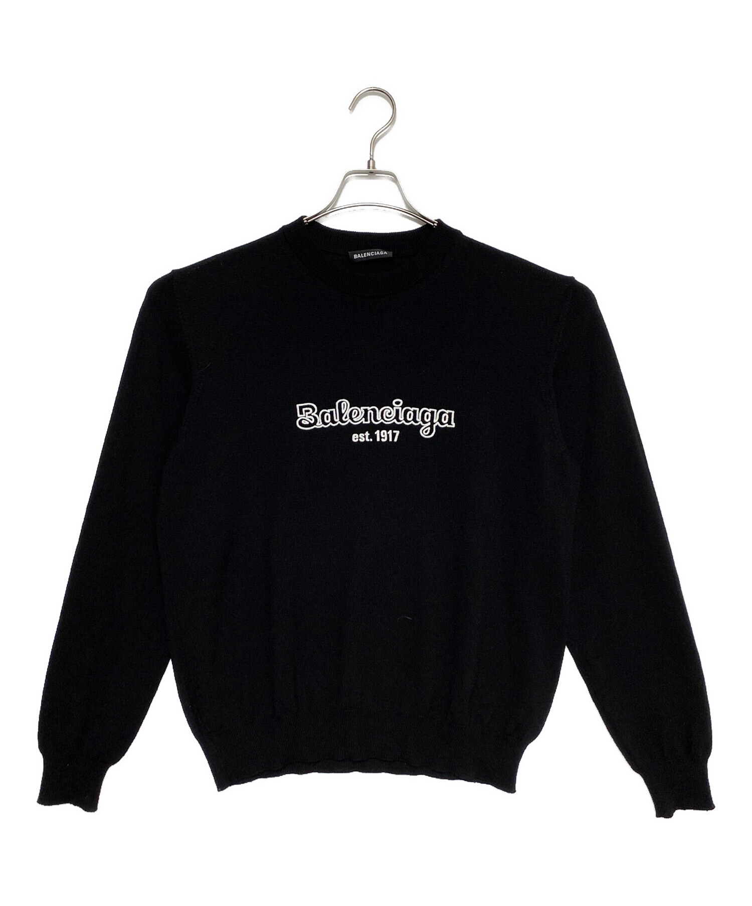 中古・古着通販】BALENCIAGA (バレンシアガ) フロントデザインニット
