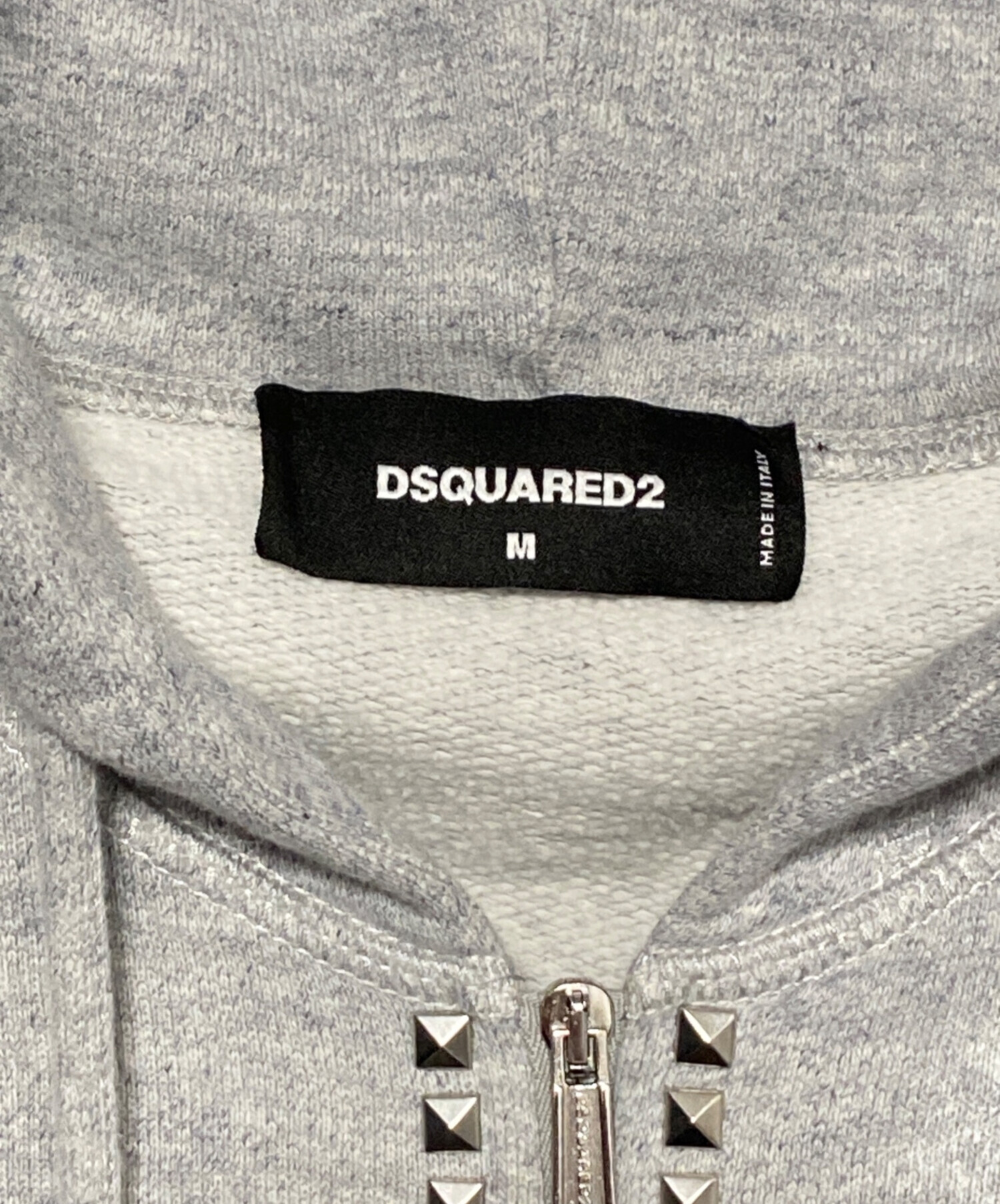 中古・古着通販】DSQUARED2 (ディースクエアード) スタッズジップ
