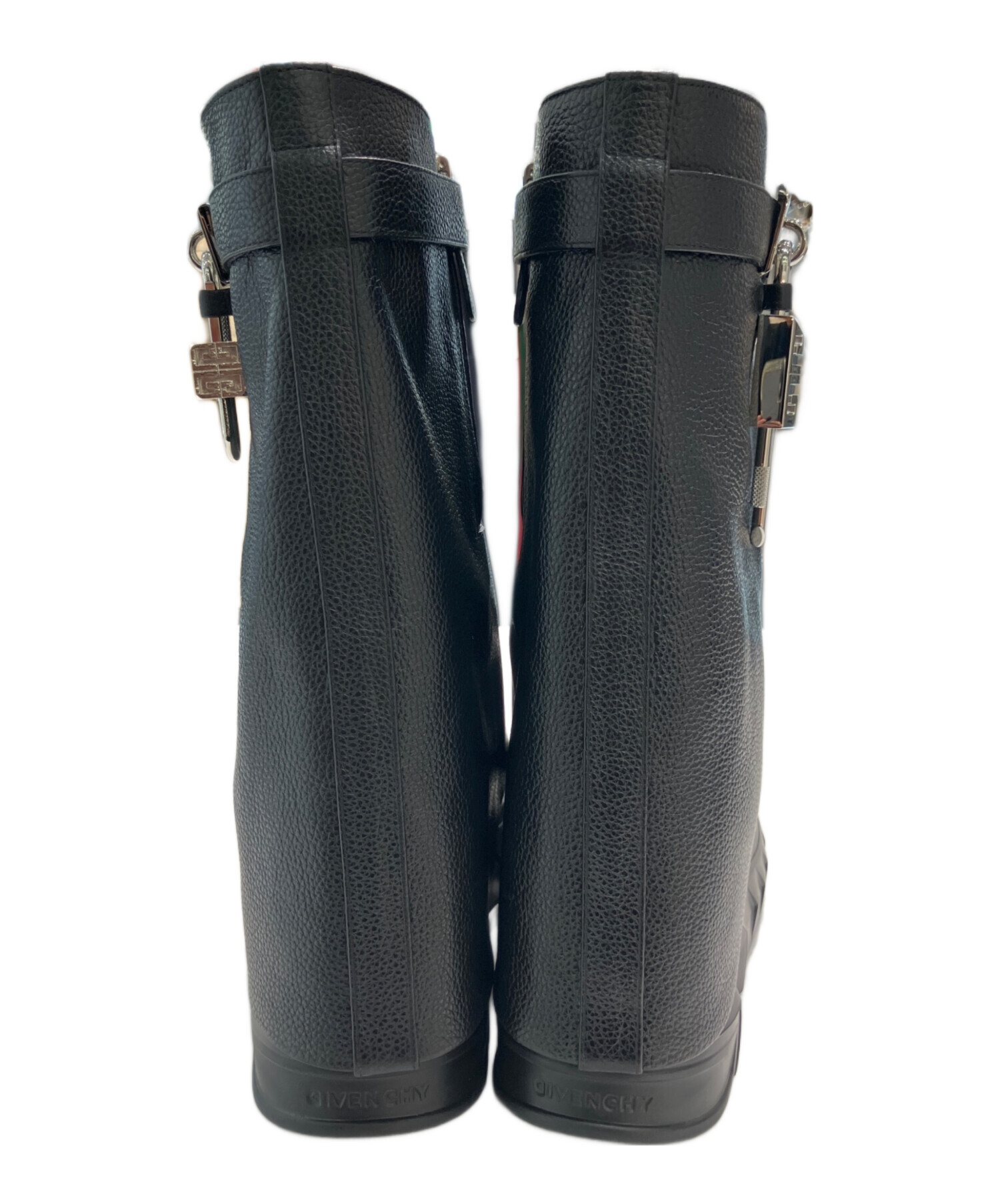 中古・古着通販】GIVENCHY (ジバンシィ) Shark Lock Biker Ankle Boots