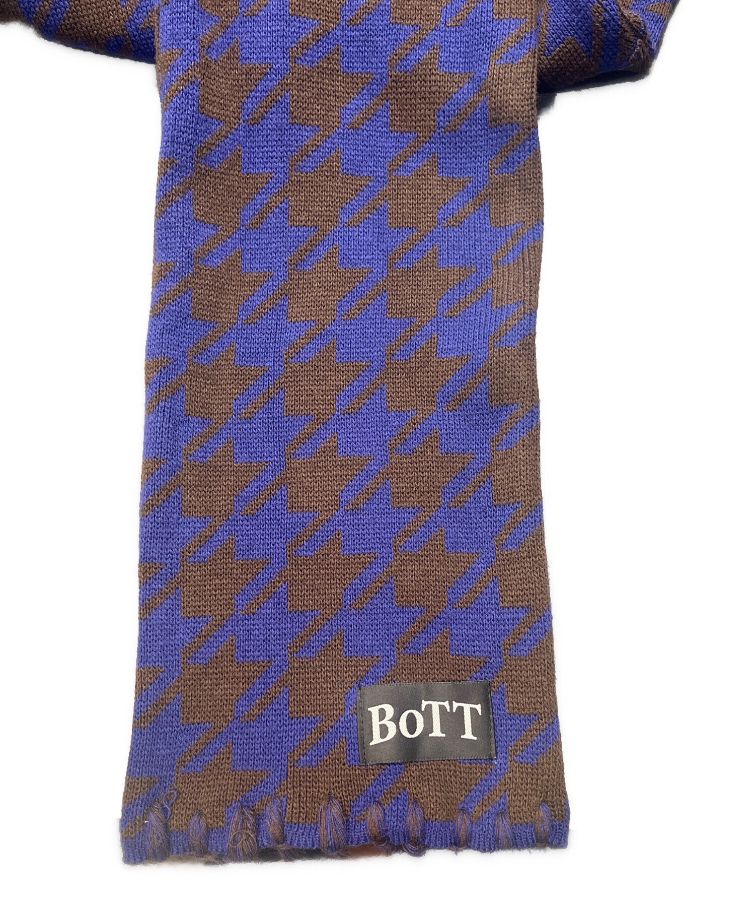 中古・古着通販】BoTT (ボット) Hood Scarf ブルー×ブラウン サイズ