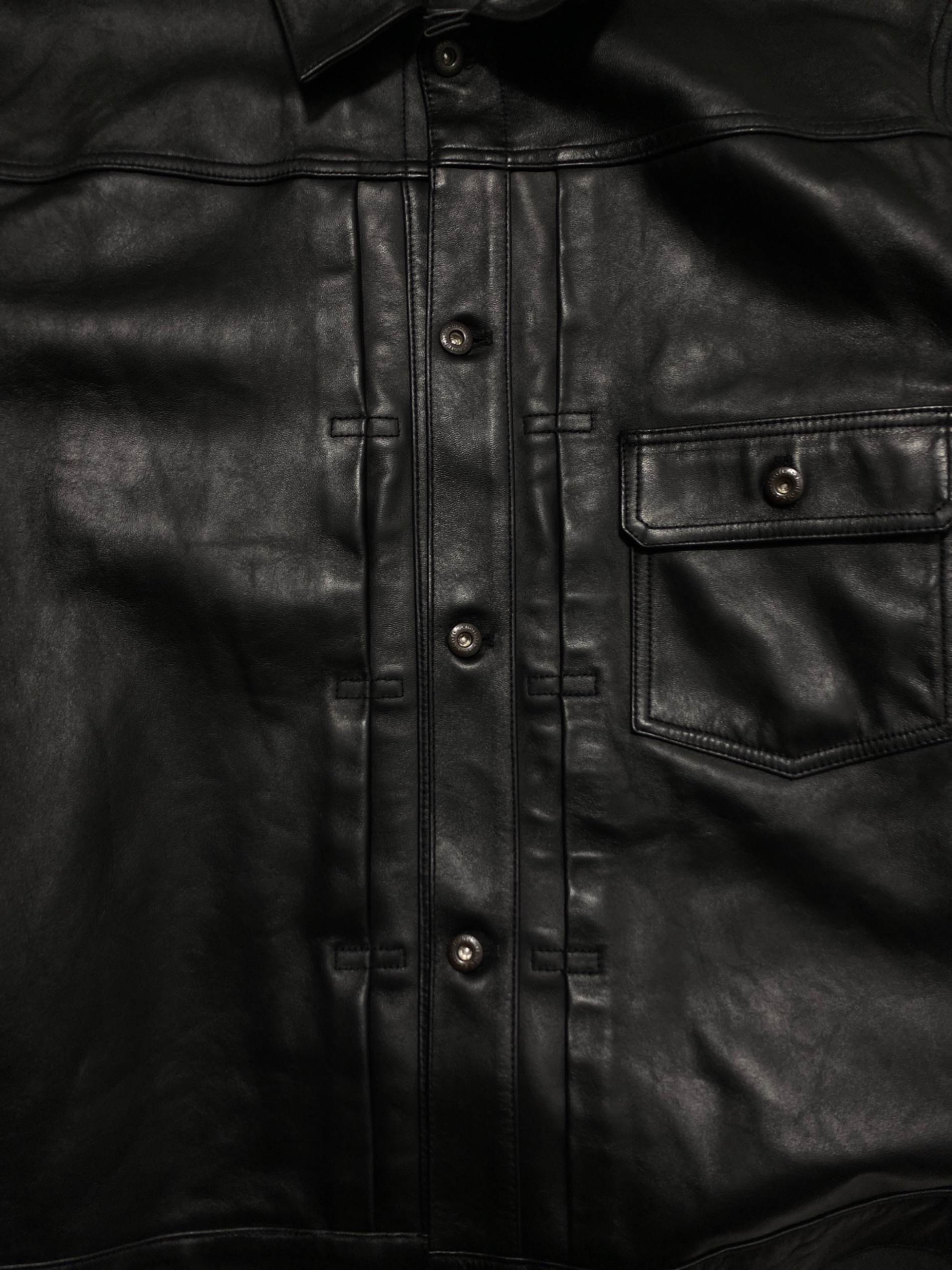 中古・古着通販】Schott (ショット) SHEEP LEATHER 1ST TRACKER JACKET