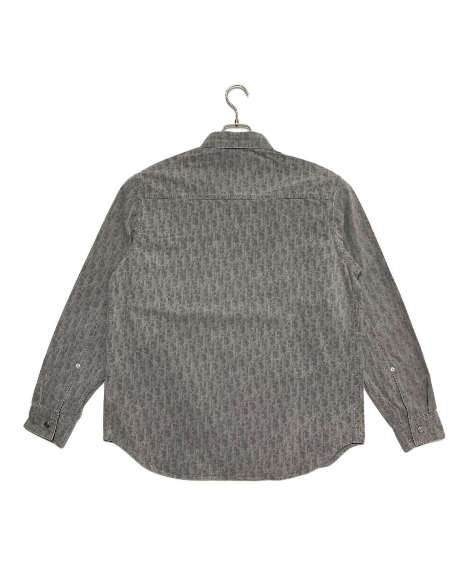 中古・古着通販】Dior (ディオール) オブリークシャツ グレー サイズ