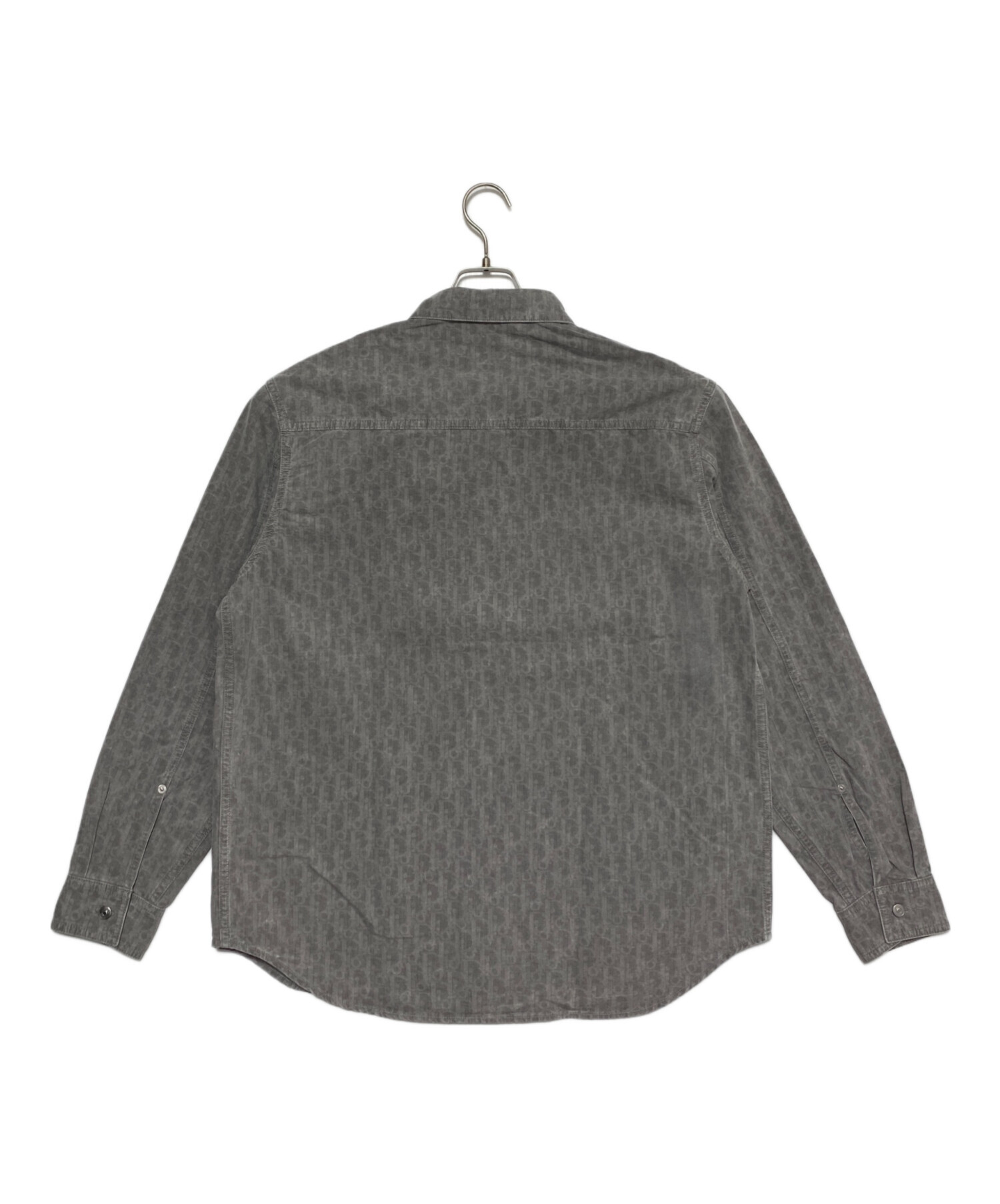 中古・古着通販】Dior (ディオール) オブリークシャツ グレー サイズ