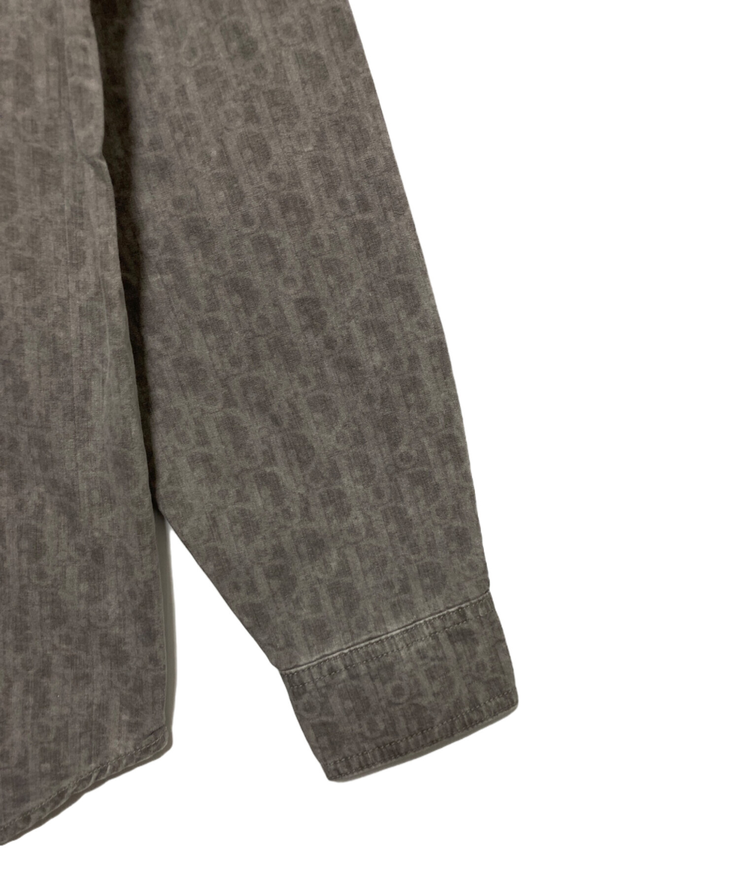 中古・古着通販】Dior (ディオール) オブリークシャツ グレー サイズ