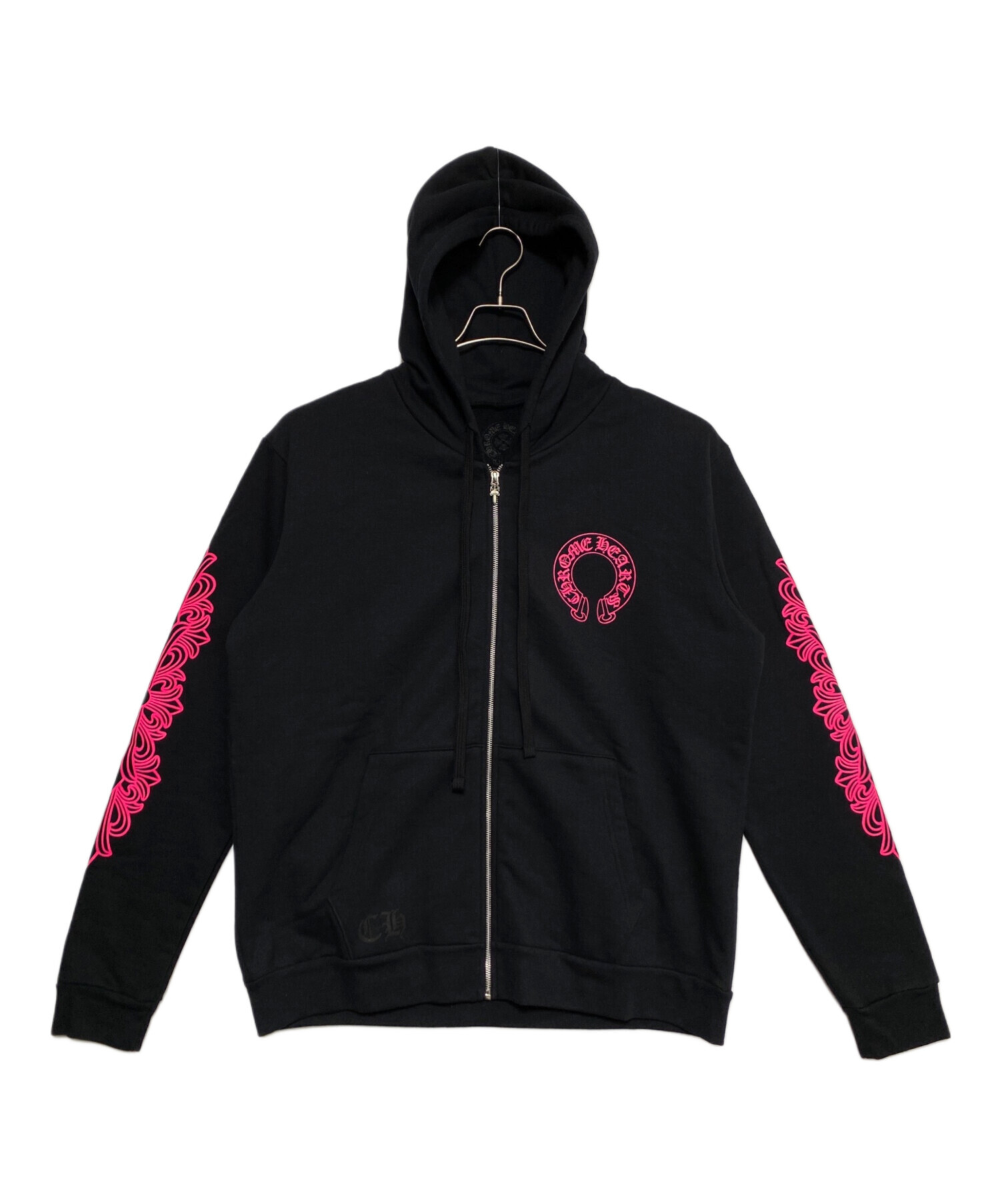 中古・古着通販】CHROME HEARTS (クロムハーツ) SWTSHRT HD ZIP 袖