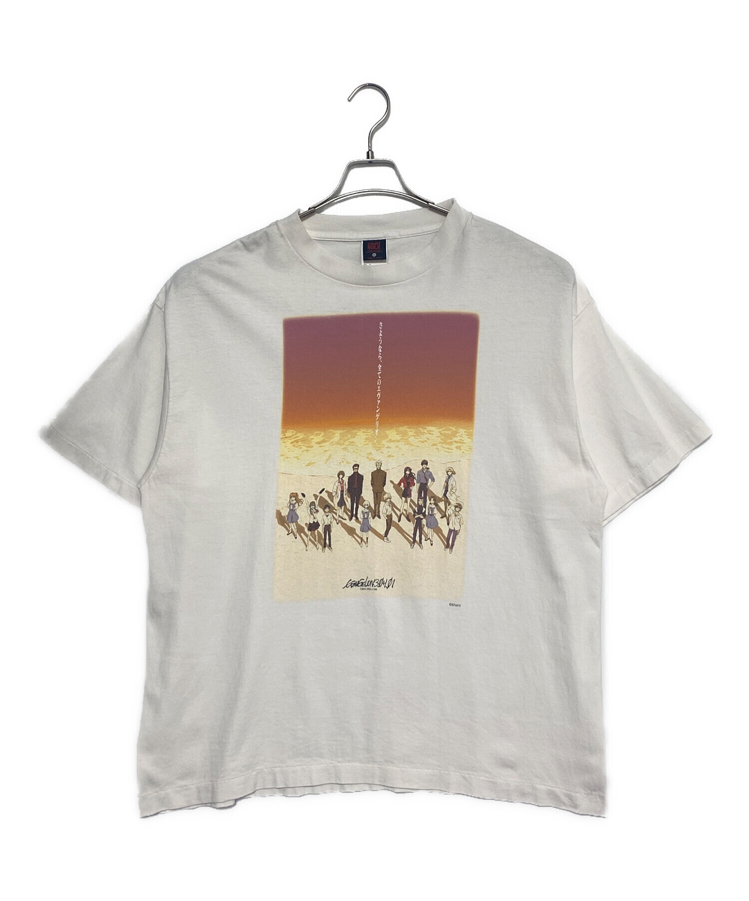 SIRLOIN サーロイン Tシャツ・カットソー XS 白xベージュ 【古着】【中古】 SAINT MICHAEL（セントマイケル）Tシャツ・カットソー 白 サイズ:M