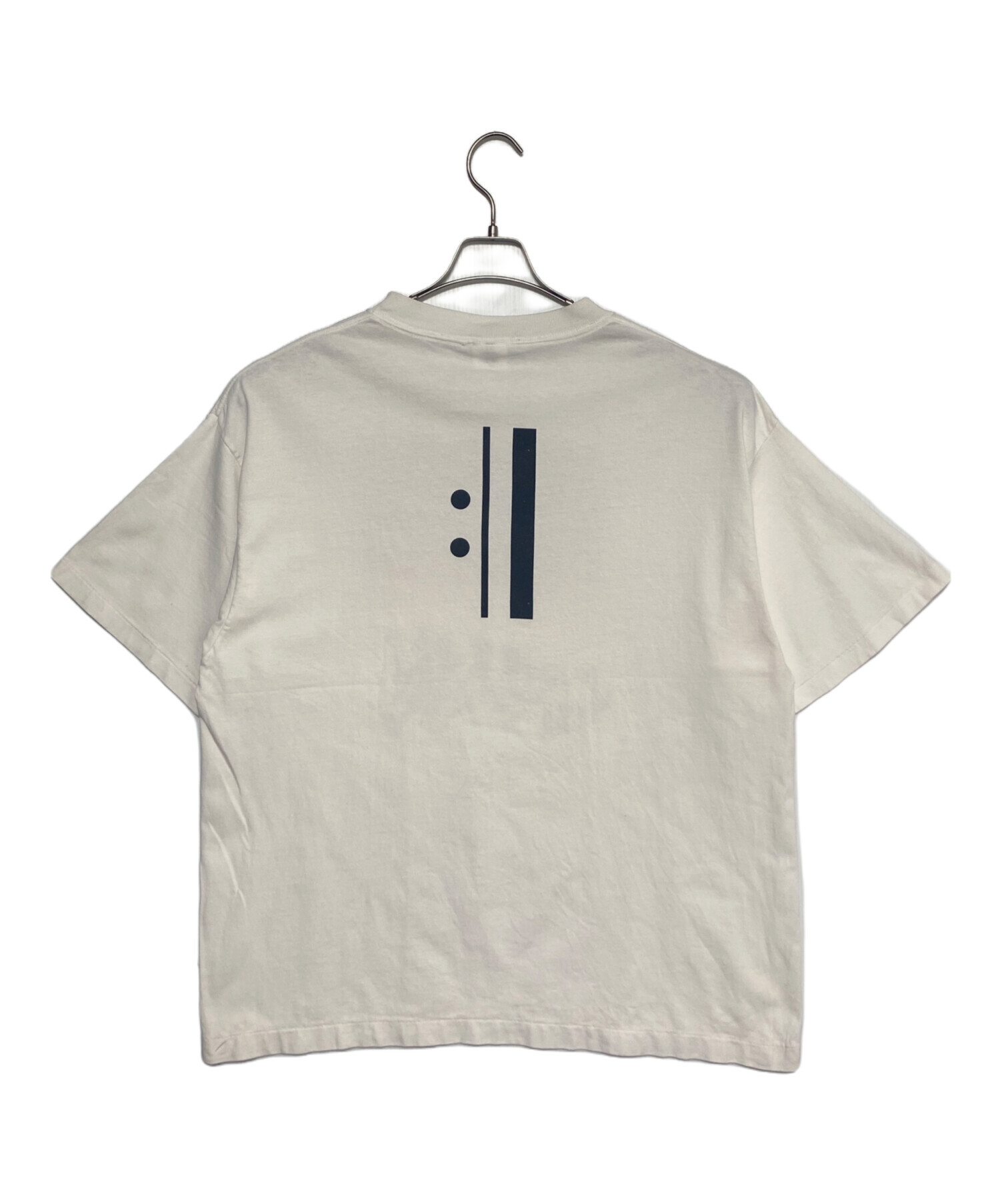 saqui サキ Tシャツ・カットソー M 白 【古着】【中古】【送料無料】 sacai（サカイ）Tシャツ・カットソー 白 サイズ:2(M位) メンズ