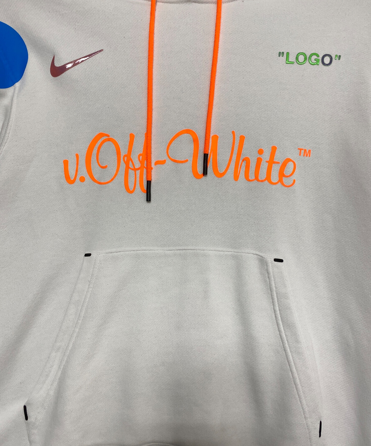 NIKEオフホワイト　未使用　パーカー　XL 中古・古着通販】NIKE (ナイキ) OFFWHITE (オフホワイト) プルオーバー