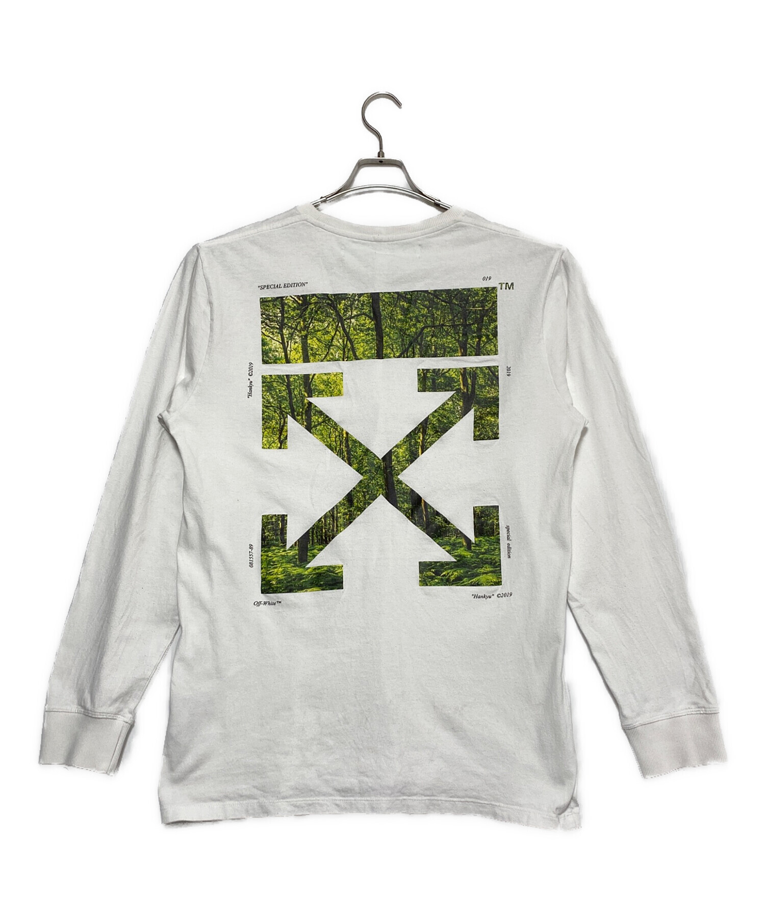 中古・古着通販】OFFWHITE (オフホワイト) バックアローカットソー 