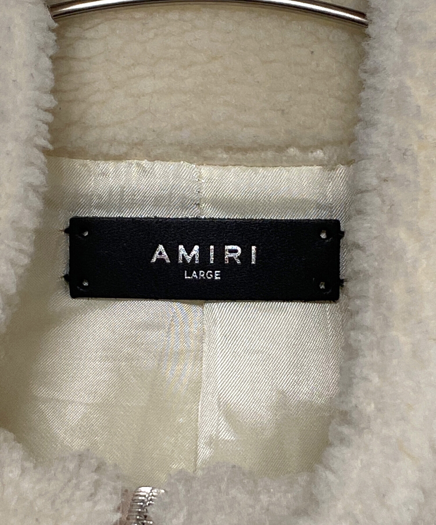 中古・古着通販】AMIRI (アミリ) BONES FLEECE JACKET アイボリー 