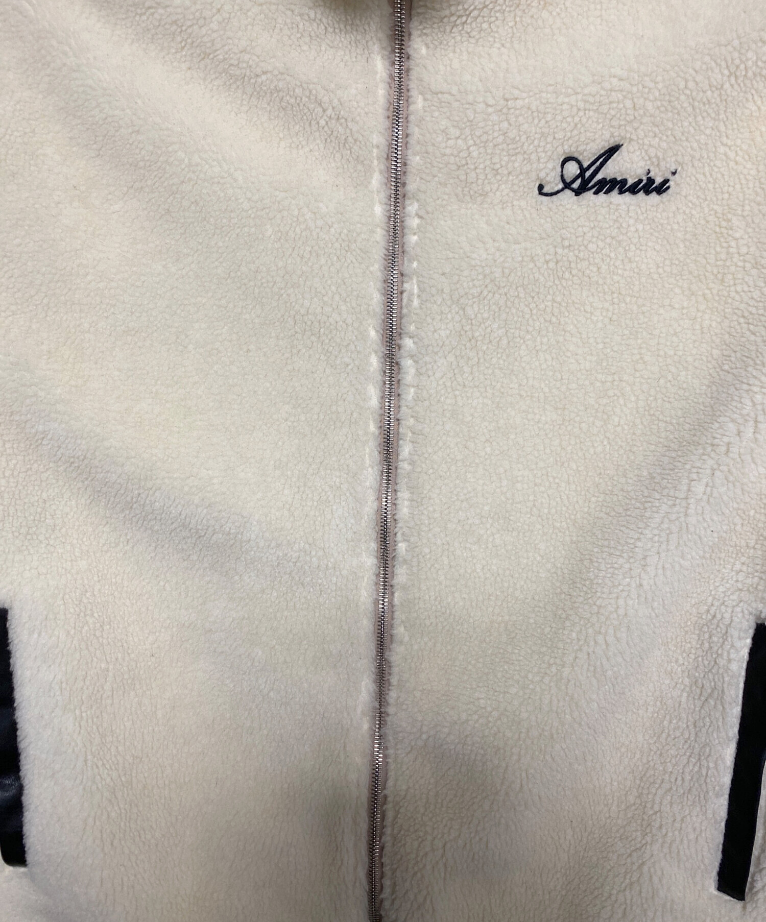 中古・古着通販】AMIRI (アミリ) BONES FLEECE JACKET アイボリー