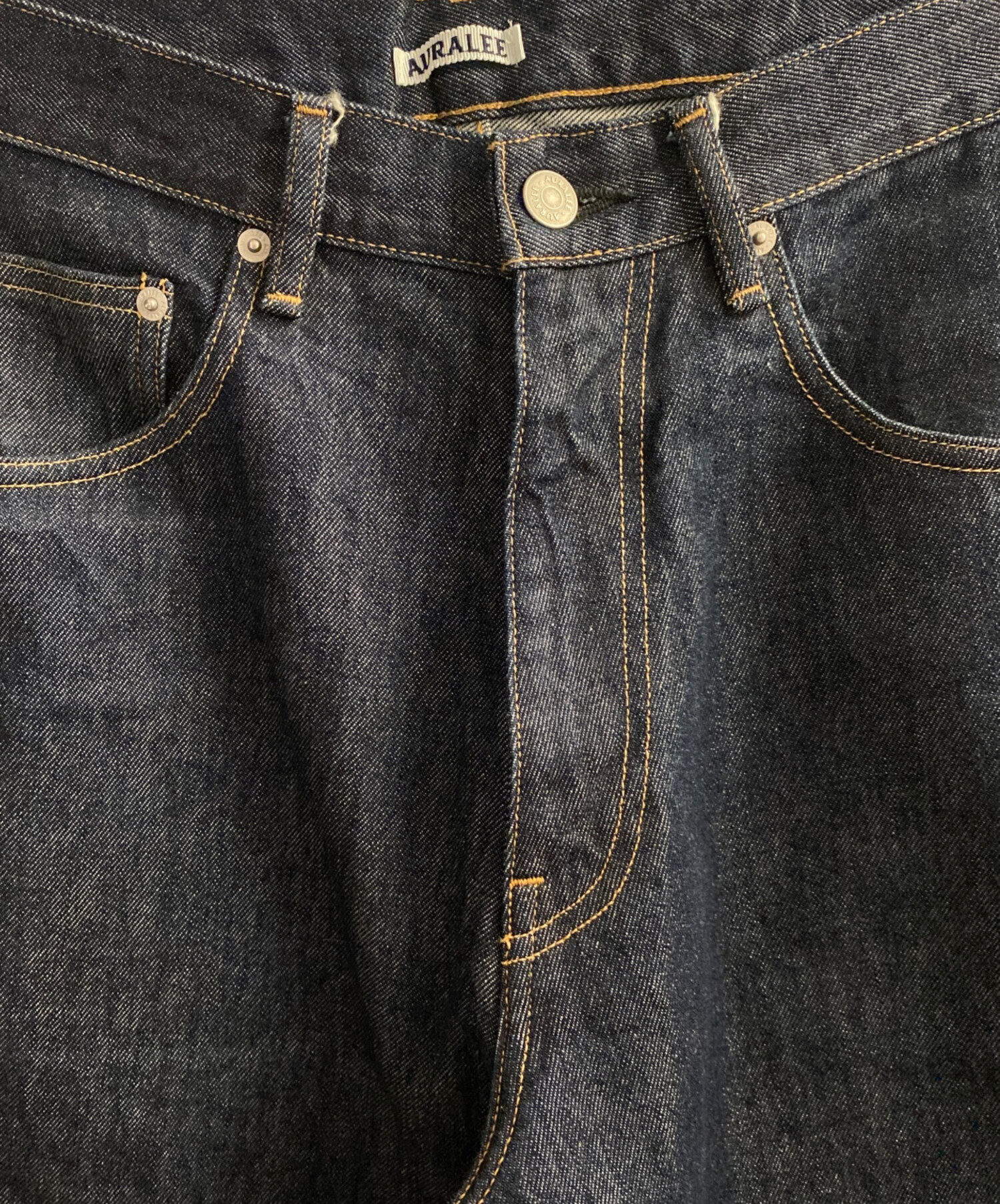中古・古着通販】AURALEE (オーラリー) HARD TWIST DENIM WIDE PANTS