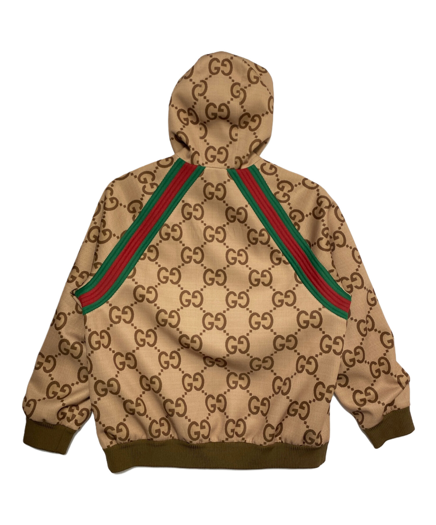 GUCCI　ジャージ　gg総柄　トラックジャケット　ボンバージャケット　パーカー 中古・古着通販】GUCCI (グッチ) ジャンボGG ジップジャケットパーカー