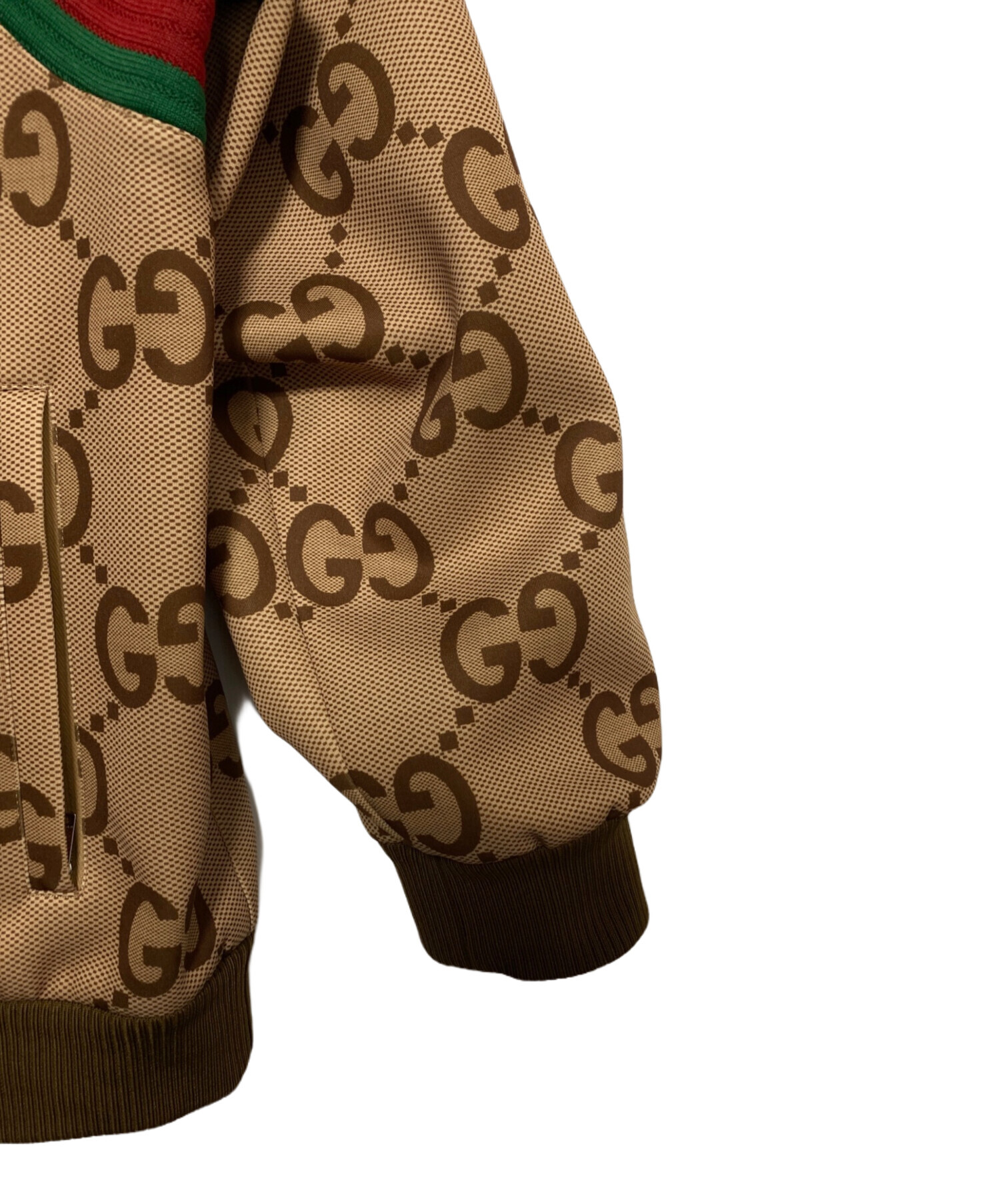 中古・古着通販】GUCCI (グッチ) ジャンボGG ジップジャケットパーカー