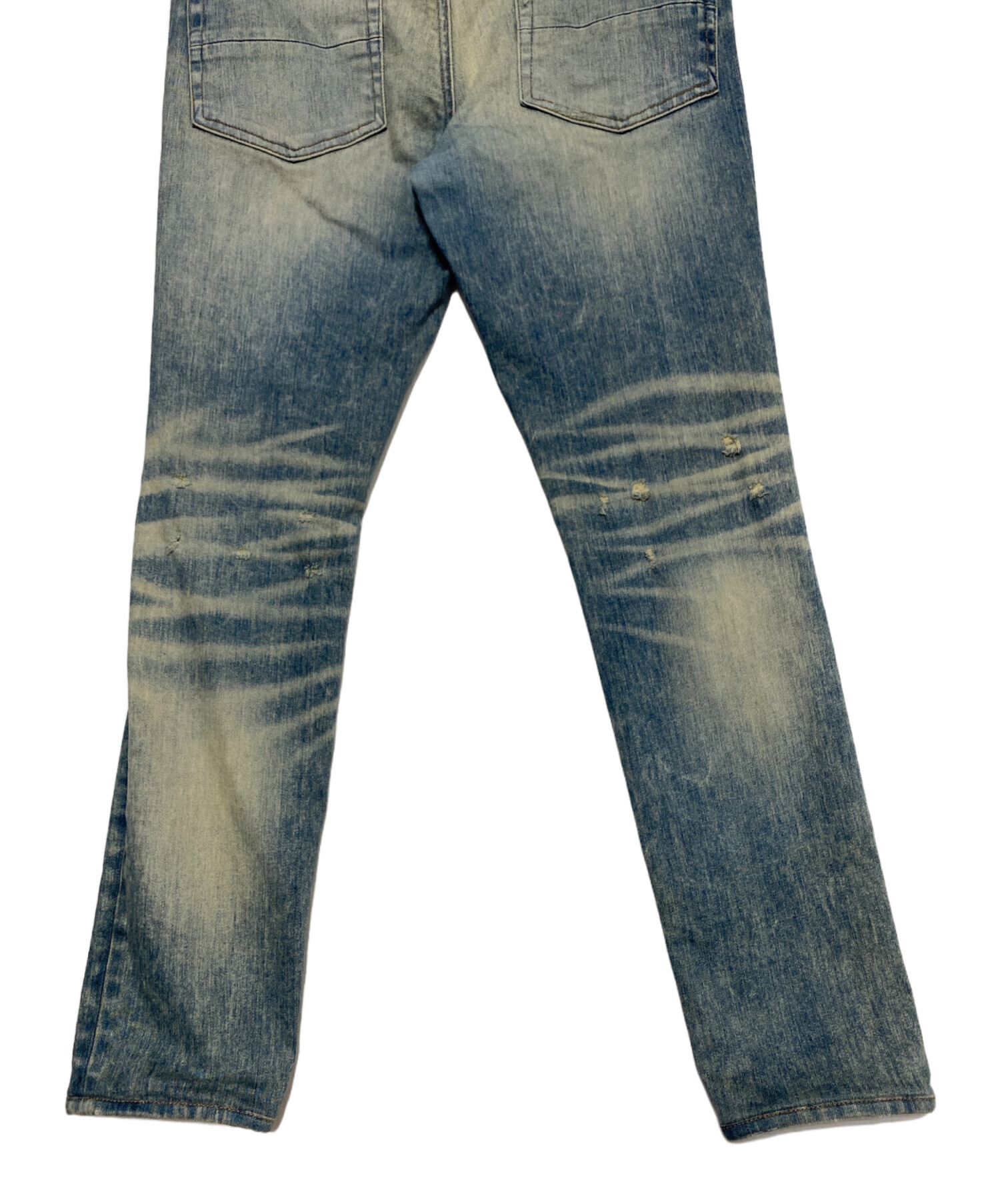 中古・古着通販】AMIRI (アミリ) ダメージ加工デニムパンツ ブルー