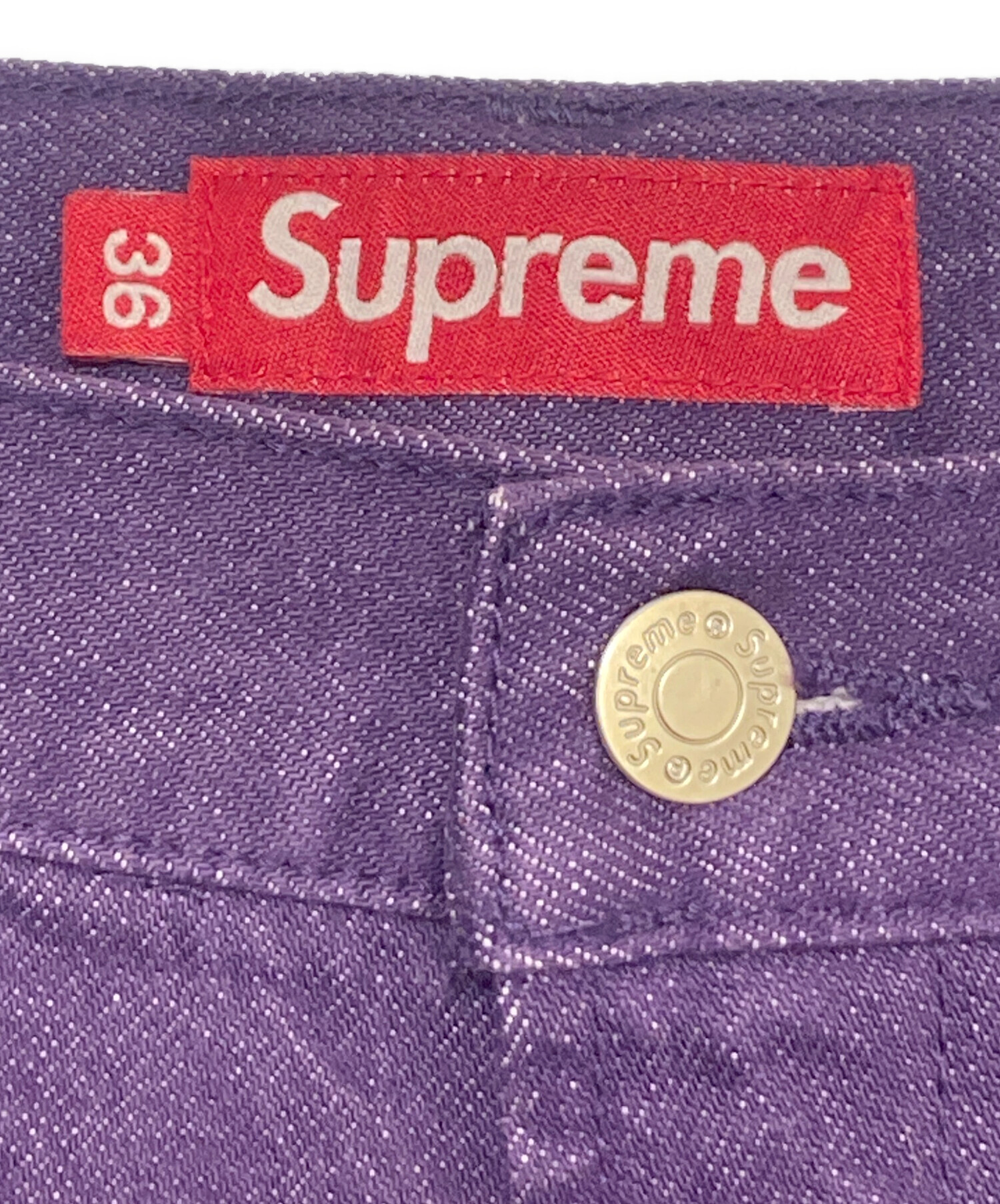 中古・古着通販】SUPREME (シュプリーム) Baggy Jean パープル サイズ