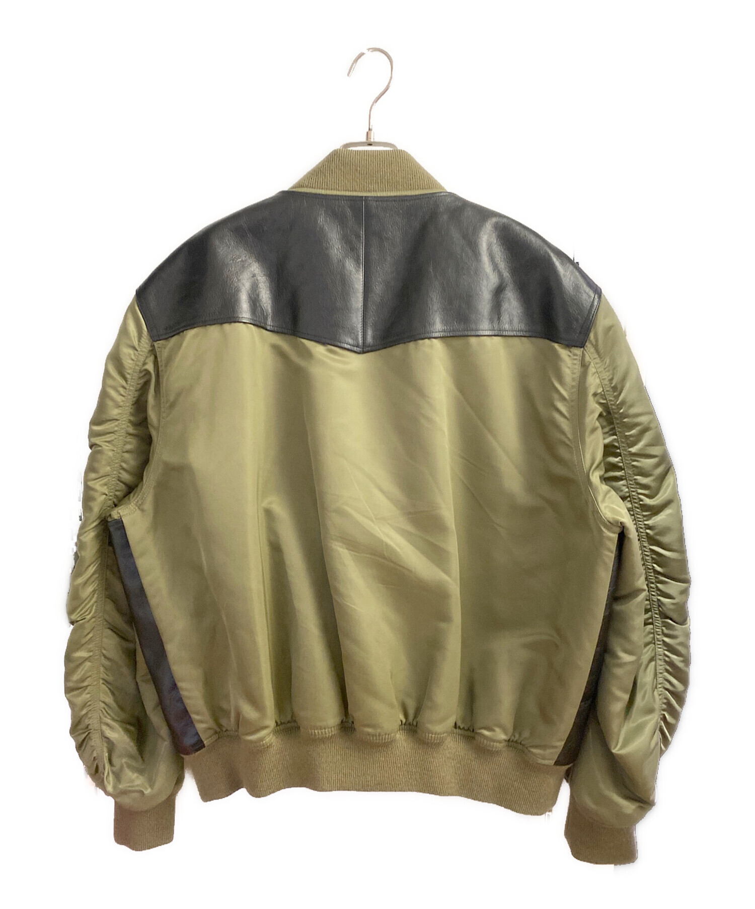 CELINE フィービー期 ジャケット カーキ 中古・古着通販】CELINE (セリーヌ) 22AW バイマテリアル ジャケット